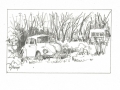 Old VW off of Hiway 395